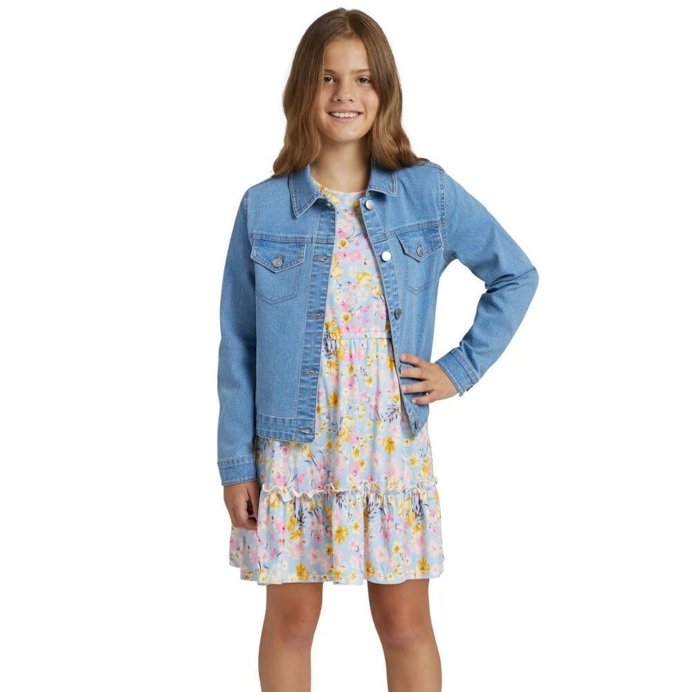 BCBG Youth Dress &‎ Denim Jacket Set